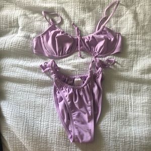 Light purple bikini set